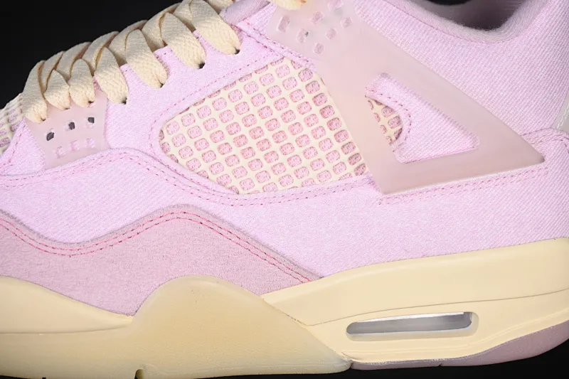 All categories Air Jordan Jordan series basketball shoes Air Jordan 4 Air Jordan 4 Retro "Iced Carmine" AJ4 Jordan 4 denim ice plum powder replica basketball shoes IB6716-600